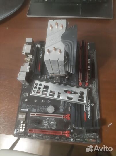 Комплект Ryzen 2600 gigabyte ab350 ram 16 gb