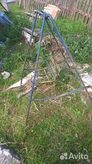Детские качели уличные бу