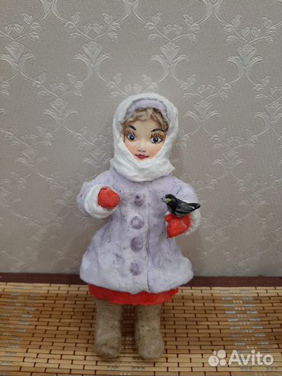 Ватные елочные игрушки