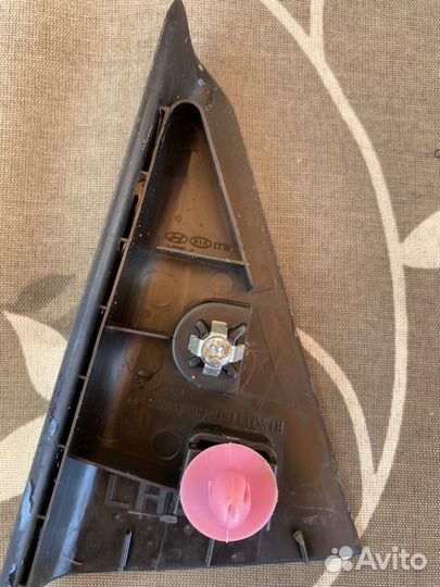 Накладка задней левой двери kia rio 3 седан