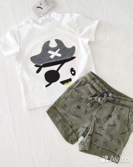 Шорты и футболка р. 74