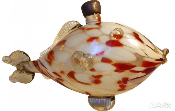 Штоф стеклянный СССР Рыбка