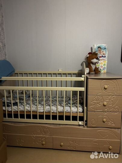 Кроватка детская трансформер