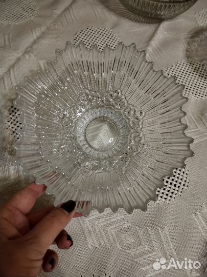 Салатник, конфетница, стекло