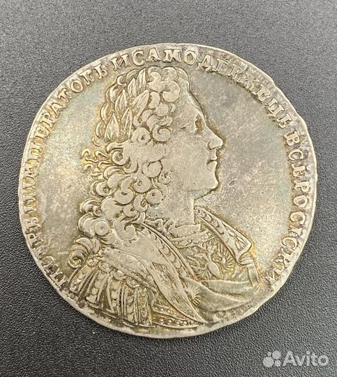 Монета. 1 рубль. 1728. Петр 3