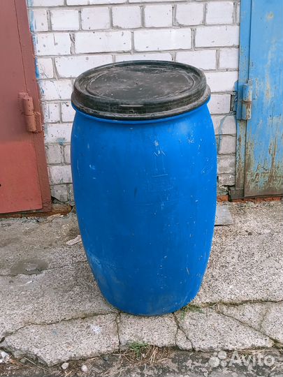 Бочка 100л -127л пластик. бу, пищевая