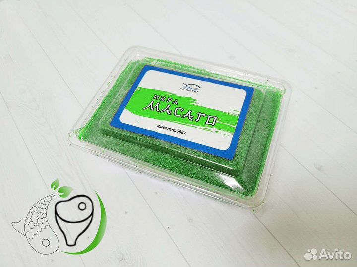 Икра масаго красная/зеленая