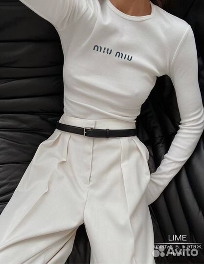 Лонгслив miu miu