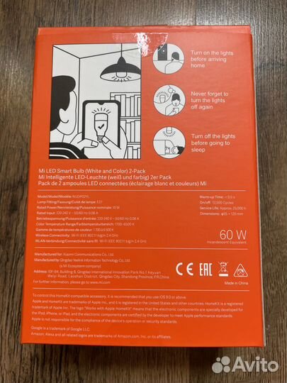 Умные лампочки Xiaomi