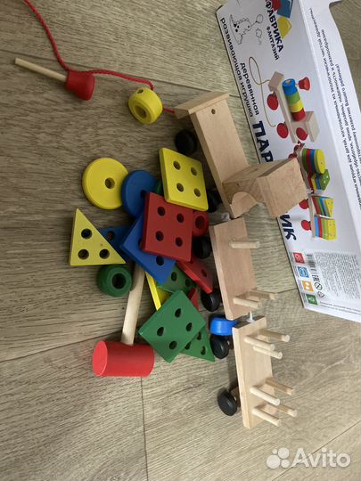 Развивающие деревянные игрушки