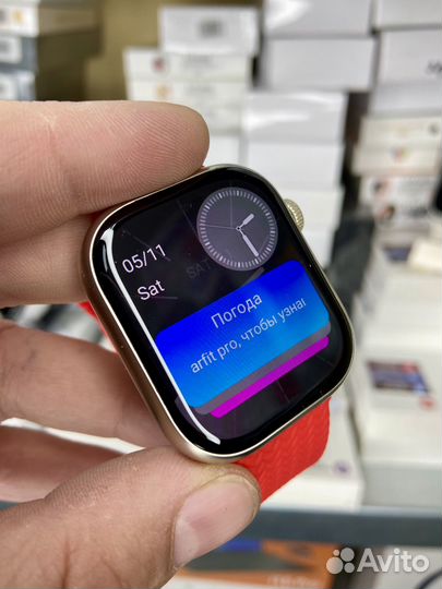Apple watch hk 9 sirees + 2ремня гарантия 2024