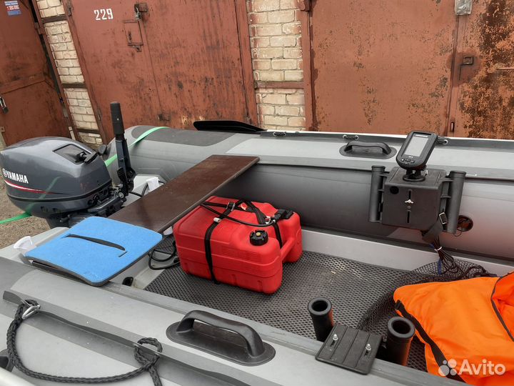 Лодка, мотор, прицеп