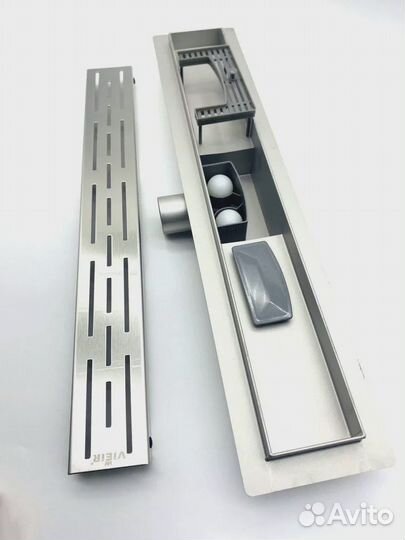 Водоотводящий желоб 700мм с сухим затвором vieir