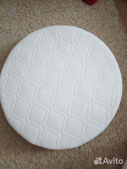 Матрас на круглую кроватку