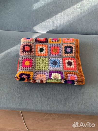 Плед - покрывало «рыжик» ручной работы