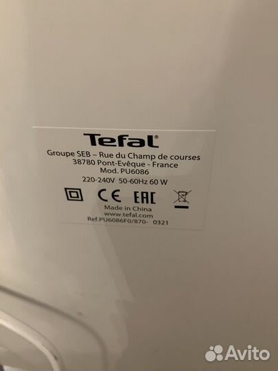 Воздухоочиститель tefal intense pure air xl