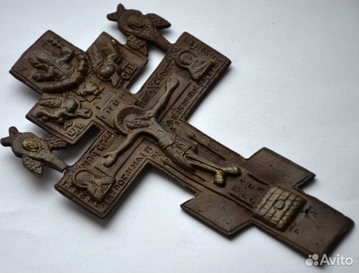 Киотный крест с Херувимами и Предстоящими. 18 век