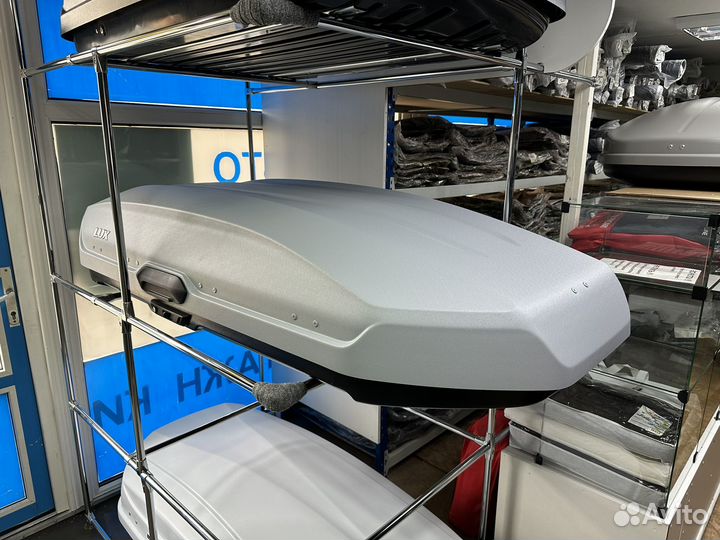 Автобокс Lux Tavr 197 520L Серый матовый