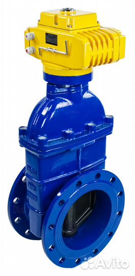 Задвижка клиновая 30ч939р (аналог мзв) DN.ru Ду250 Ру16 фланцевая, клин - обрезиненный, шпиндель - н