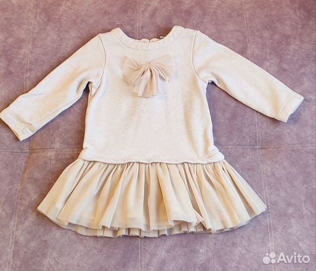 Платье для девочки 74-80