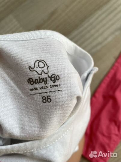 Костюм брюки и футболка baby go новый
