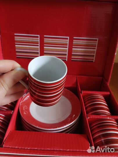 Чайная-кофейная пара набор фарфор