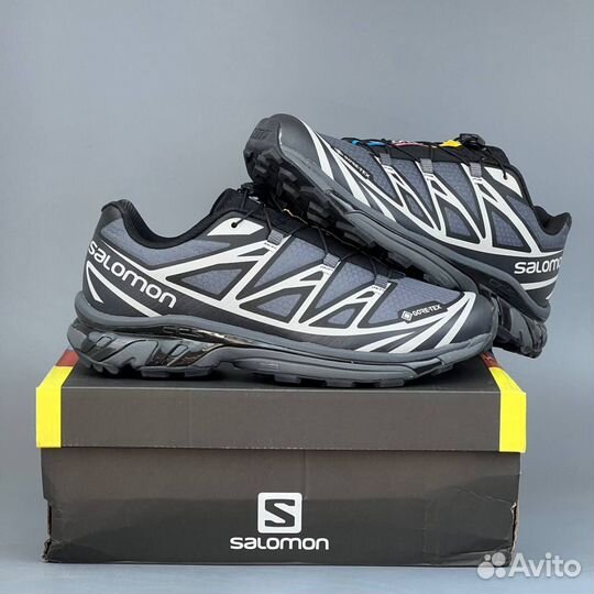 Кроссовки Salomon XT-6 с Gore-Tex серые