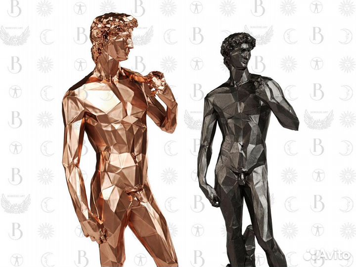 Статуя Давид полигональный 2м