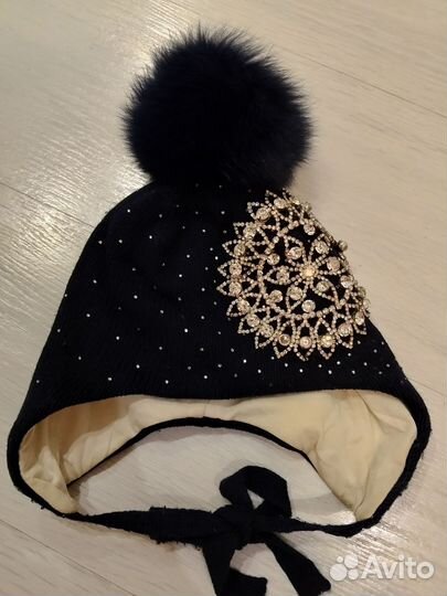 Шапка зимняя для девочки 48 50