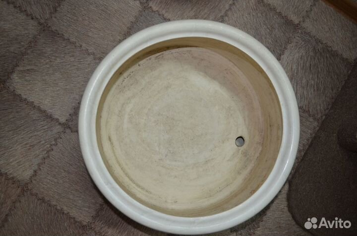 Кашпо цветочное керамическое, диаметр 40см