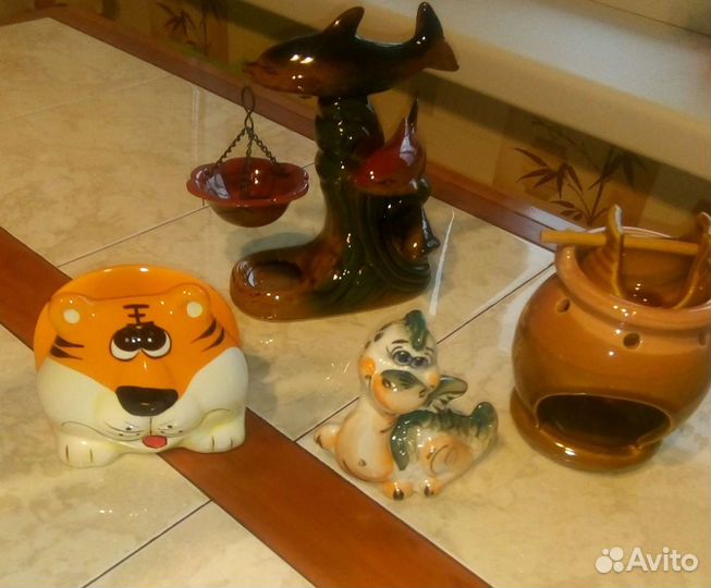 Аромолампы, салфетница, статуэтки подарочные