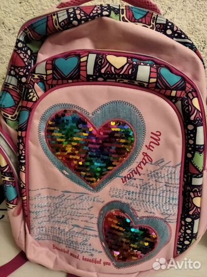 Рюкзак школьный для девочки новый