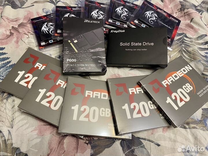 SSD разные, новые и бу