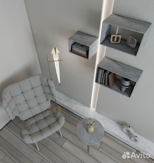 Полка настенная навесная