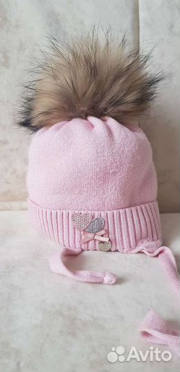 Шапка зимняя 0-6 мес