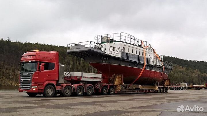 Перевозка тралом негабаритных грузов от 200 км