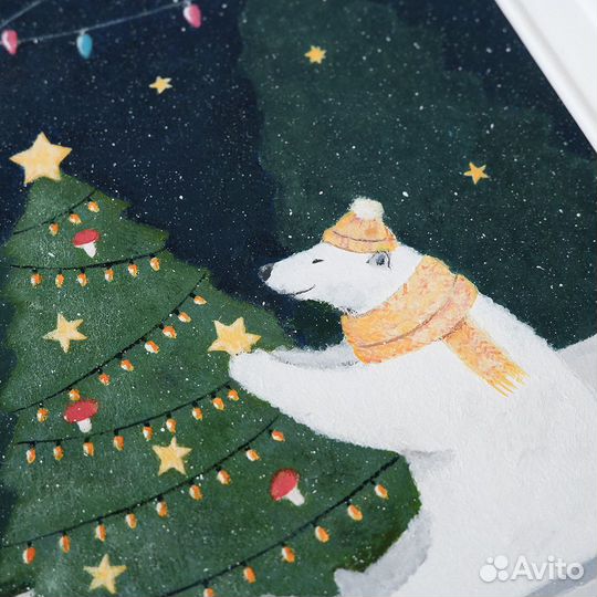 Картина новогодняя 