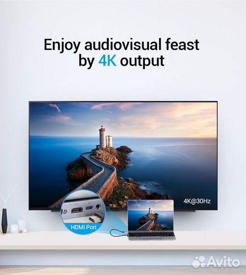 Мультифункциональная докстанция Vention USB Type C