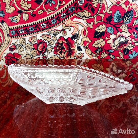 Хрустальный салатник СССР