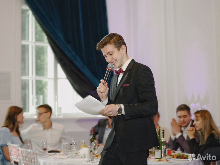 Ведущий + DJ + аппаратура на свадьбу/корпоратив