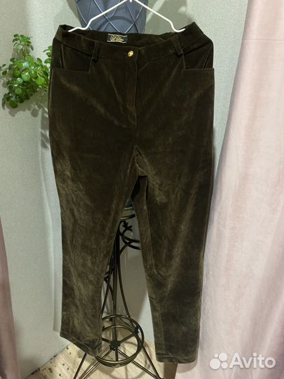 Женские бархатные брюки
