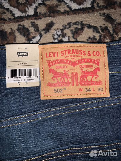 Джинсы мужские levis 502