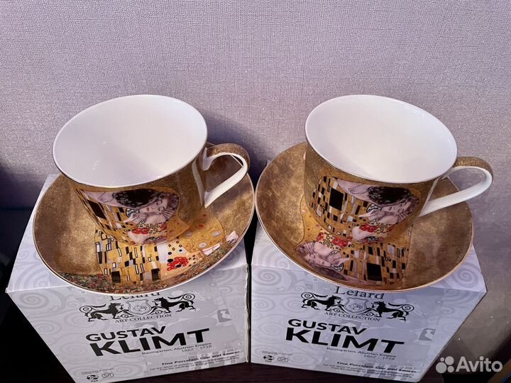 Чайный набор на 2 персоны Gustav Klimt 