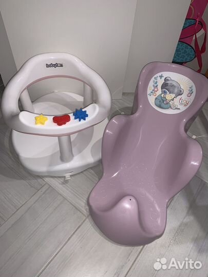 Горка для купания и стульчик