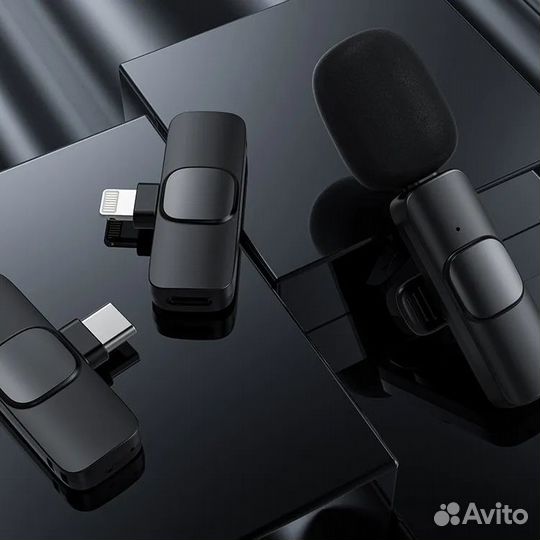 Микрофон петличный беспроводной для iPhone