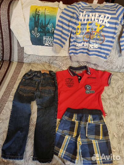 Джинсы Next для мальчика 104, вещи пакетом