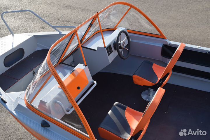 Новая моторная лодка алюминиевая Неман 500 DC NEW