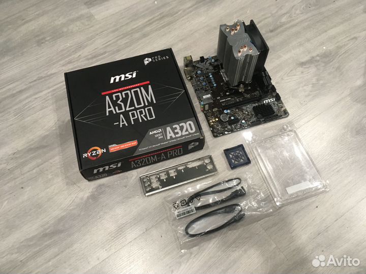 Комплект AMD Ryzen 5 2600/G.Skill 16 GB/MSI/Cooler