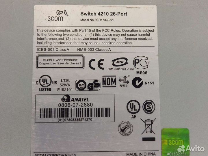 Коммутатор Switch 4210 26 Port