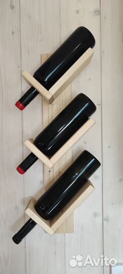 Полка для вина, винница подставка для бутылок вина